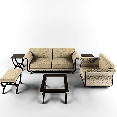 Classic Comfort Sofa | Timeless Elegance 3D model image 1 