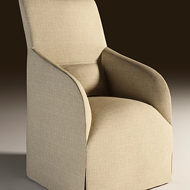 Flandia Armchair: Timeless Elegance 3D model image 1 