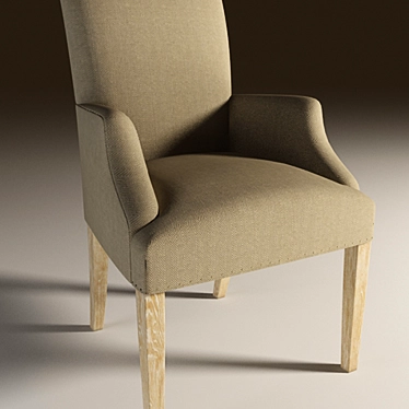 Luxurious Limburg Arm Chair 3D model image 1 
