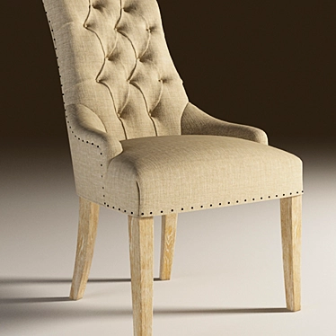 Title: Vintage-inspired Oldham Armchair 3D model image 1 