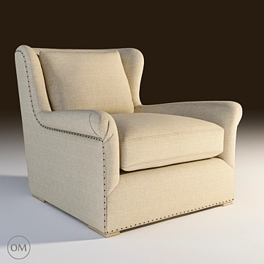 Winslow Armchair: The Ultimate Comfort 3D model image 1 