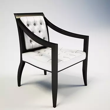 Versace Shadow Armchair: Sleek and Stylish 3D model image 1 