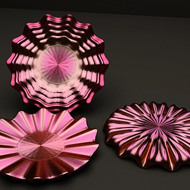Elegant Glass Vase 3D model image 1 