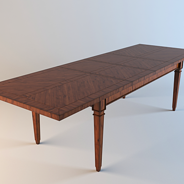 Elegant Morelato Table for Exquisite Interiors 3D model image 1 