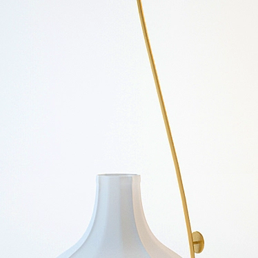 Italian Designer Sconce: Exquisite Lighting Fixture 3D model image 1 
