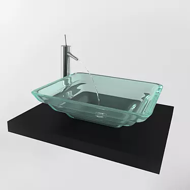 Title: Kraus Bathroom Sink 3D model image 1 