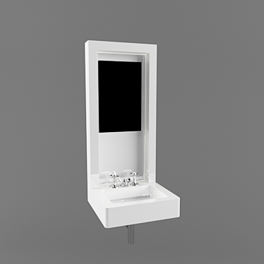 Italian Azzurra Nook Sink 3D model image 1 