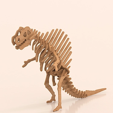 Roaring Raptor - Lifelike Dino Model 3D model image 1 