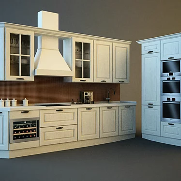 Perfectly Sized, Veneta Cucine Memory 3D model image 1 