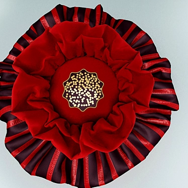 PROFI Macaron Flower Pillow 3D model image 1 