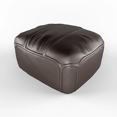 Leather Ottoman - 3D Max 2009, Vray 1.5 SP2 - High-Quality 3D model image 1 