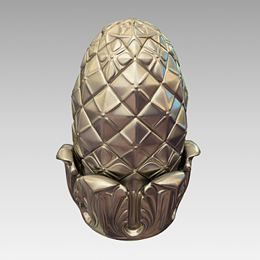 Elegant Cone Moulding 3D model image 1 