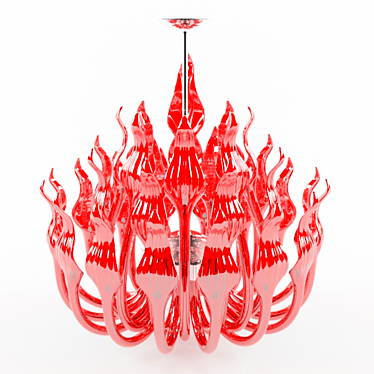 Modern Monarch Pendant Light 3D model image 1 