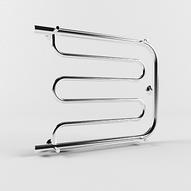 Stainless Steel Towel Rack 3D model image 1 