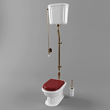 SleekFlush Toilet Bowl 3D model image 1 