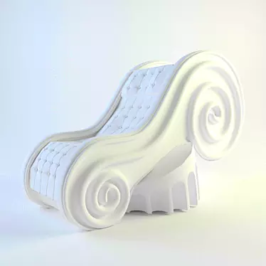 Title: Elevate Armchair: Comfort and Style 3D model image 1 