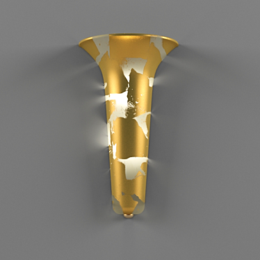 Suspended Sovereign Gold Lamp 3D model image 1 