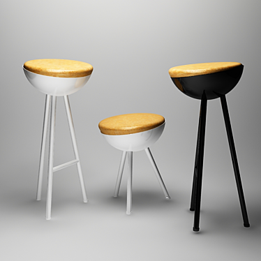 Boet: Stylish Chairs by Note Design 3D model image 1 
