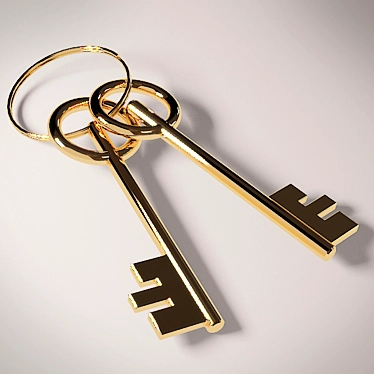 Title: Sleek Iconic Key 3D model image 1 