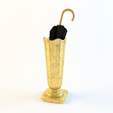 Elegant Umbrella Vase 3D model image 1 