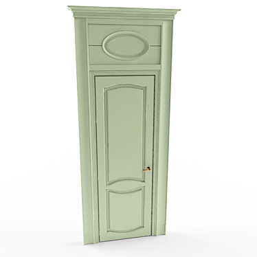 Title: Classic Elegance Door - Timeless Beauty 3D model image 1 