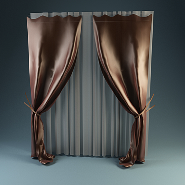 No-Curtain Rod: Easy Installation! 3D model image 1 