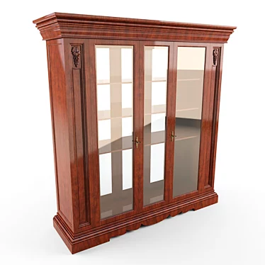 Montalcino Display Cabinet - Bakokko craftsmanship 3D model image 1 