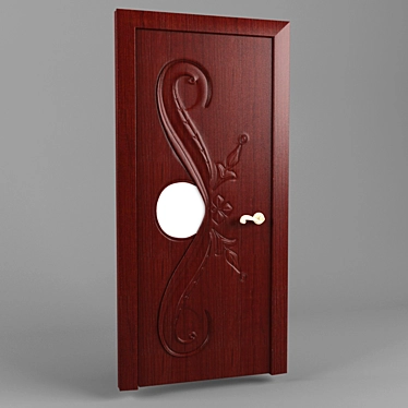 Modern Interior Door 3D model image 1 