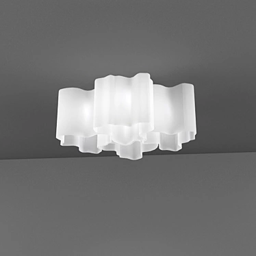 Logico Soffitto Mini - Stylish Ceiling Light 3D model image 1 