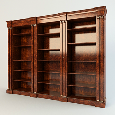 Elegant Bookshelf by Francesco Molon 3D model image 1 