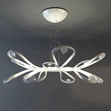 Title: Medusa by Linea Light - Unique Italian Chandelier 3D model image 1 