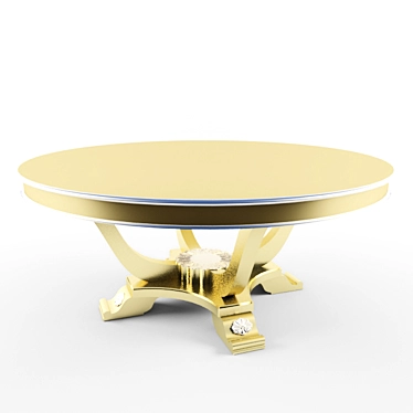 Elegant Vintage Table 3D model image 1 