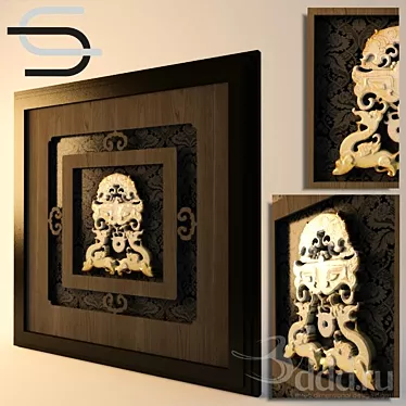 Chinese-inspired Wall Art 3D model image 1 