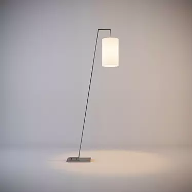 Elegant Flemlo Floor Lamp 3D model image 1 