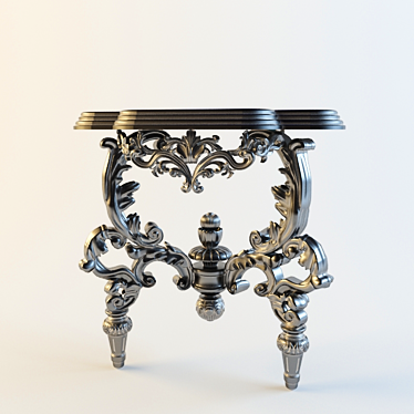 Modern Hall Console 3D model image 1 