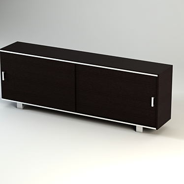 DARCH Office Cabinet with V-Ray Textures and Materials 3D model image 1 