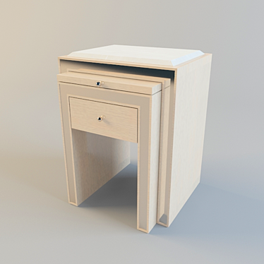 Minimalist Nightstand 3D model image 1 