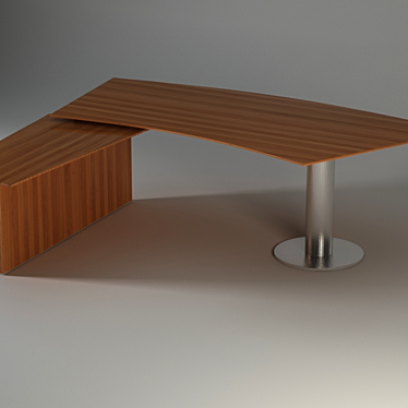 Modern Office Desk: DEDALUS 3D model image 1 