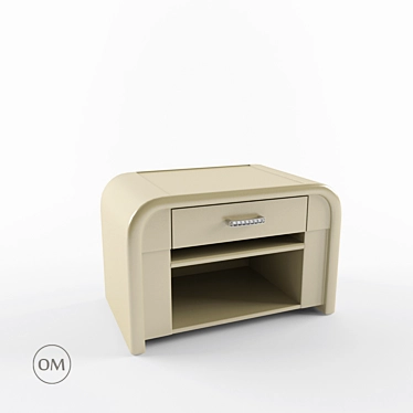 Luxurious Bedside Table 3D model image 1 