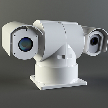 Night Vision Security Camera 3D model image 1 