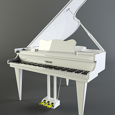 Elegant Grand Piano 3D model image 1 