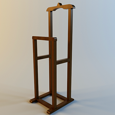 Stylish Suit Stand 3D model image 1 