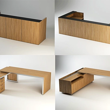 Archiutti Fattore Alpha Office Furniture Set 3D model image 1 