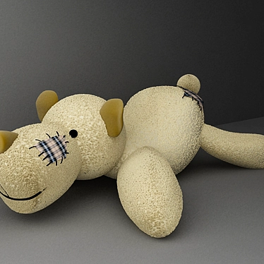 Snuggly Teddy Bear 3D model image 1 