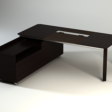 DARCH Office Desk: Textured Elegance 3D model image 1 