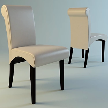 Elegant Lulu Dining Table 3D model image 1 