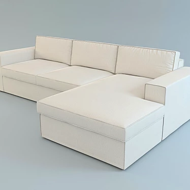 CTSsalotti Smart: Stylish & Functional Sofa 3D model image 1 