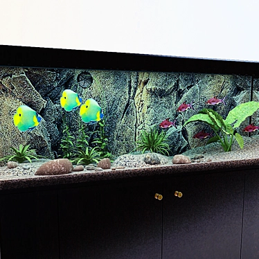 Underwater Oasis: Aquarium 3D model image 1 