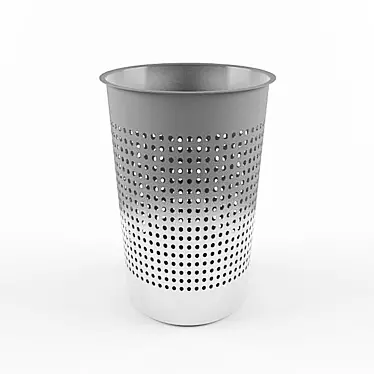 Polygone Waste Bin 3D model image 1 