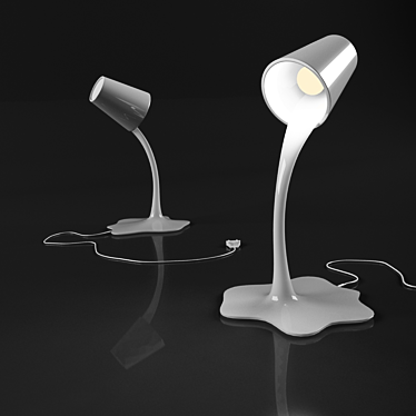 Sleek Modern Lamp 3D model image 1 